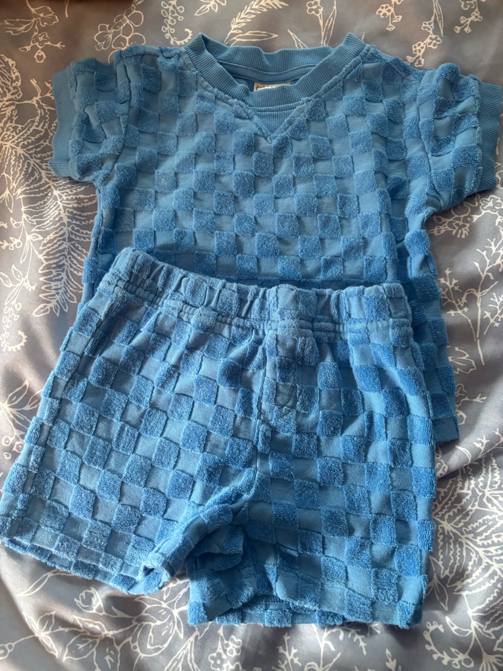 First Impressions Terry Shorts Set